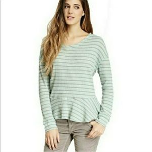 We The Free Thermal Peplum Tee